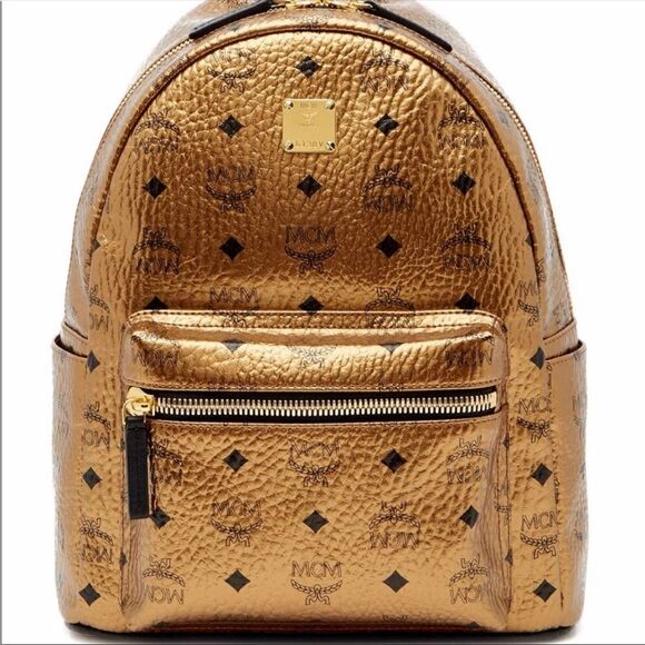 MCM Handbags - Metallic MCM Small Backpack